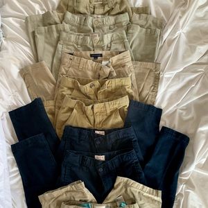 Lot of (9) - Boy’s Uniform Bottoms